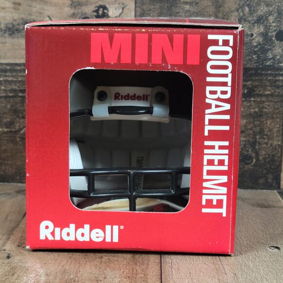 Vintage 1996 NIB Riddell Mini NFL Football Helmet Tampa Bay‎ Buccaneers - Picture 2 of 10